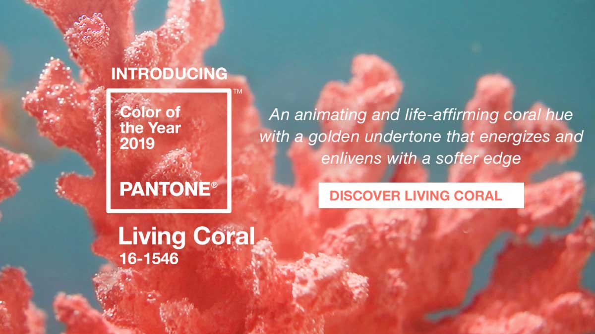 Living Coral: colore dell’anno 2019