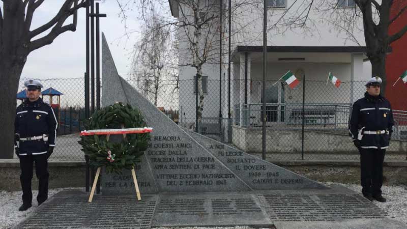 Commemorazione eccidio di San Benigno 2 febbraio 2019