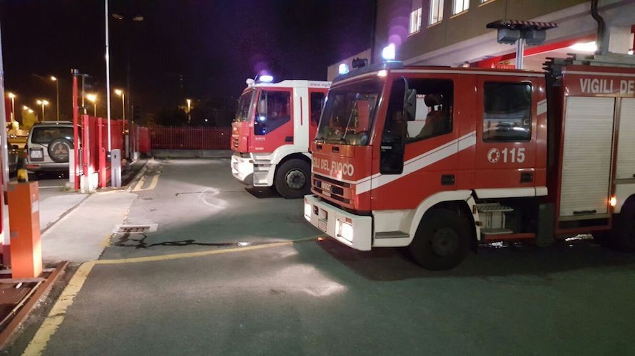 Nottata impegnativa per i vigili del fuoco di Saluzzo