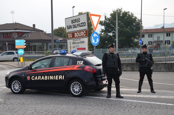 Borgo San Dalmazzo: persona arrestata per resistenza a pubblico ufficiale