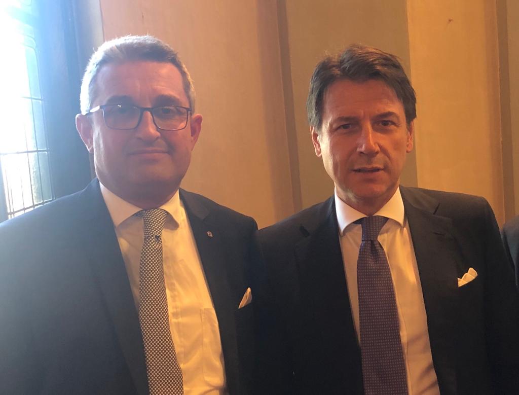 Il Premier Giuseppe Conte a Cuneo per la Cuneo-Asti