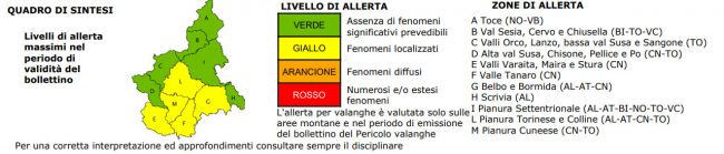 Allerta maltempo