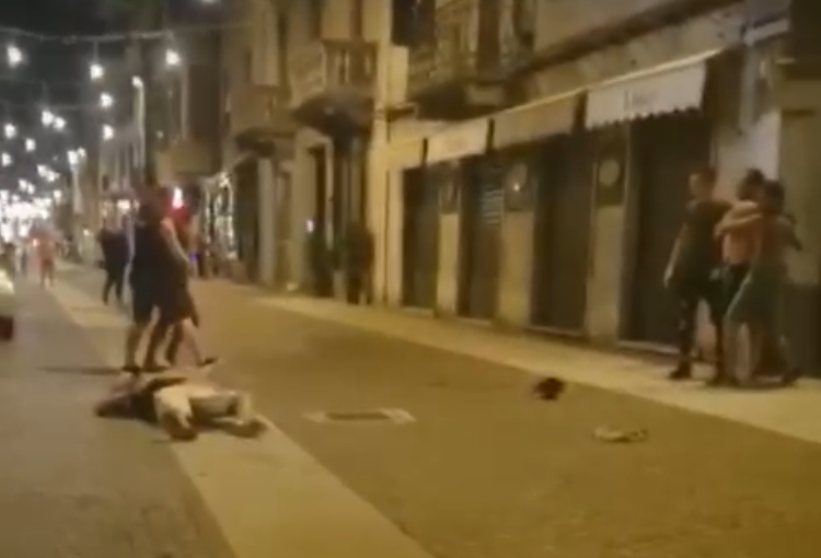Rissa in centro nel novarese: ecco lo sconvolgente VIDEO
