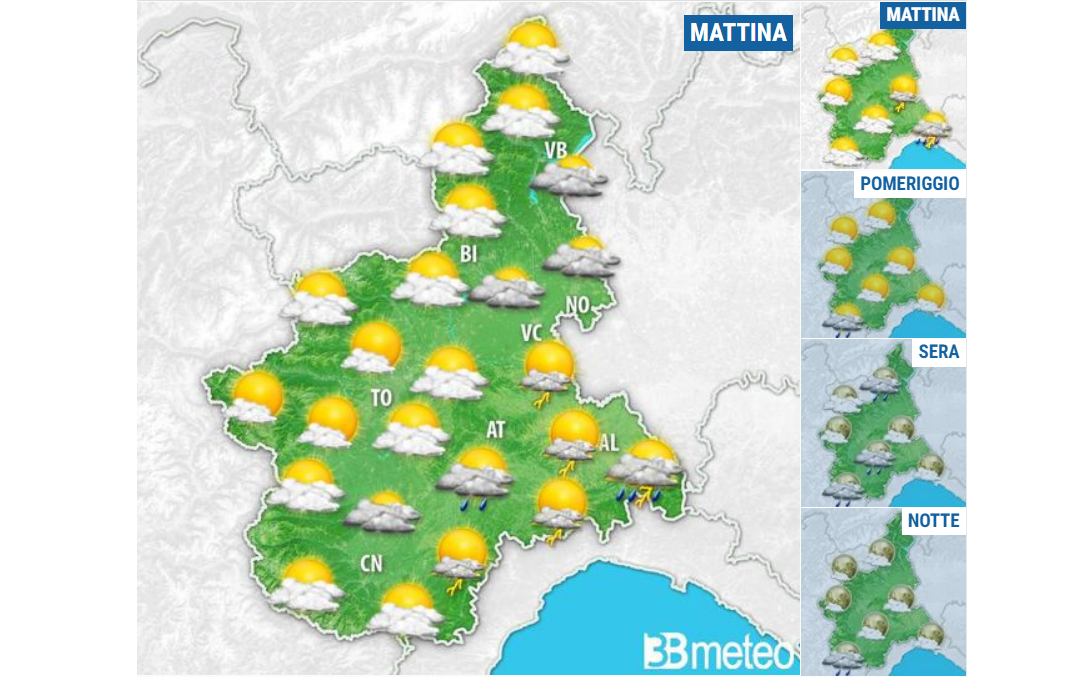 Da settembre arriva il fresco, domani qualche temporale