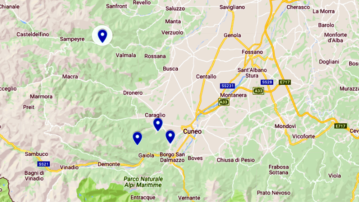 Sciame sismisco nel Cuneese: 4 scosse di terremoto in due ore