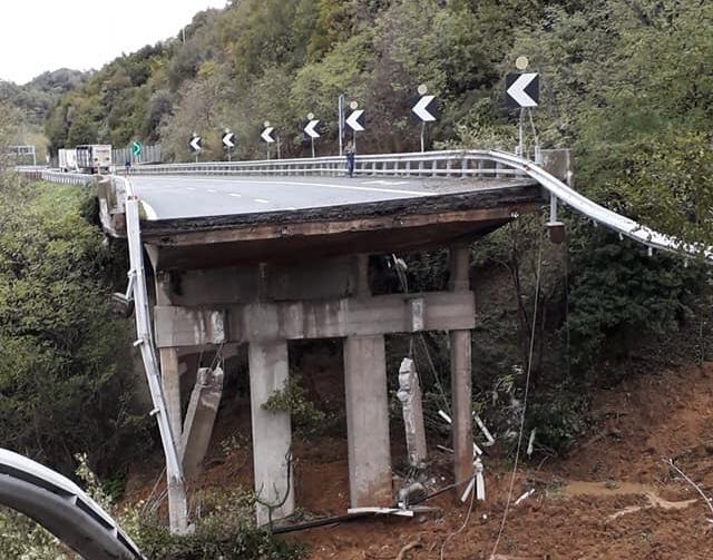 Viadotto crollato all’autostrada A6 Torino-Savona FOTO E VIDEO