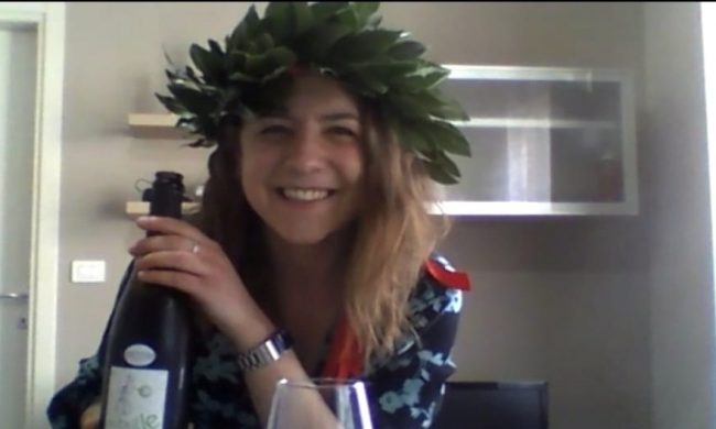 Federica Scavarda e la sua laurea nell’appartamento di Alba