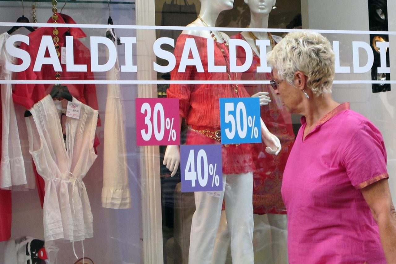 Saldi in Piemonte, anticipati al 25 luglio