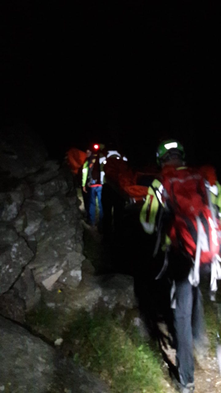 Escursionista infortunato salvato dal Soccorso alpino