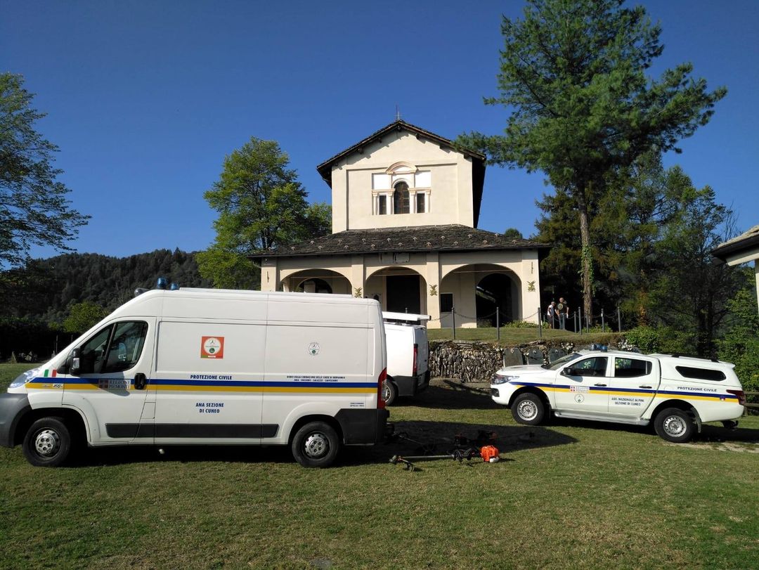 Pulizia area verde Santuario di San Maurizio