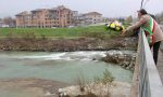 Una corona di fiori nel Tanaro, ad Alba il sindaco ricorda le vittime dell'alluvione del 1994