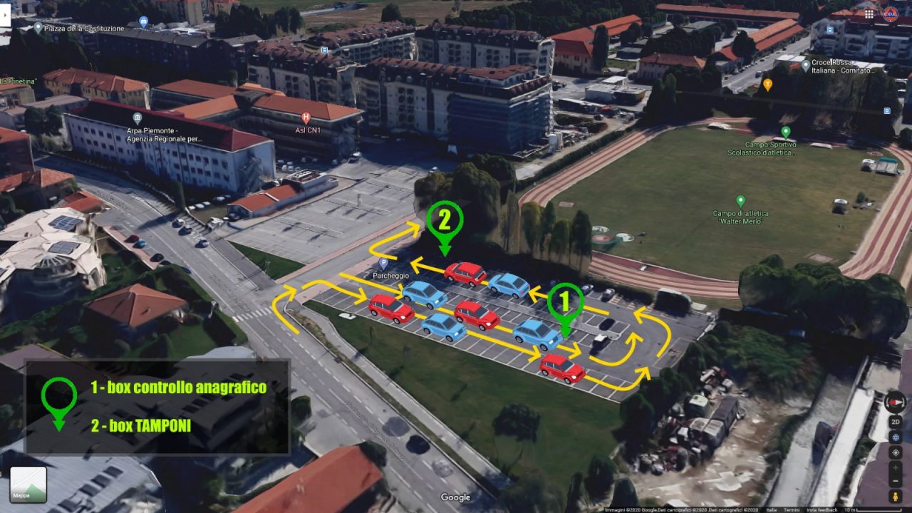 Nuovo hot-spot per tamponi rapidi a Cuneo