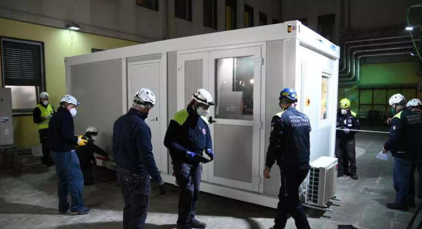Quattro container all’ospedale Santa Croce e Carle di Cuneo per potenziare il pronto soccorso