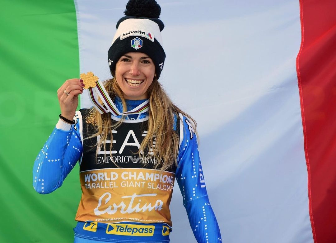 La felicità social di Marta Bassino, la sciatrice Cuneese oro ai mondiali di Cortina 2021