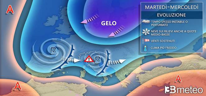 Dal weekend temperature in picchiata su tutta la Granda