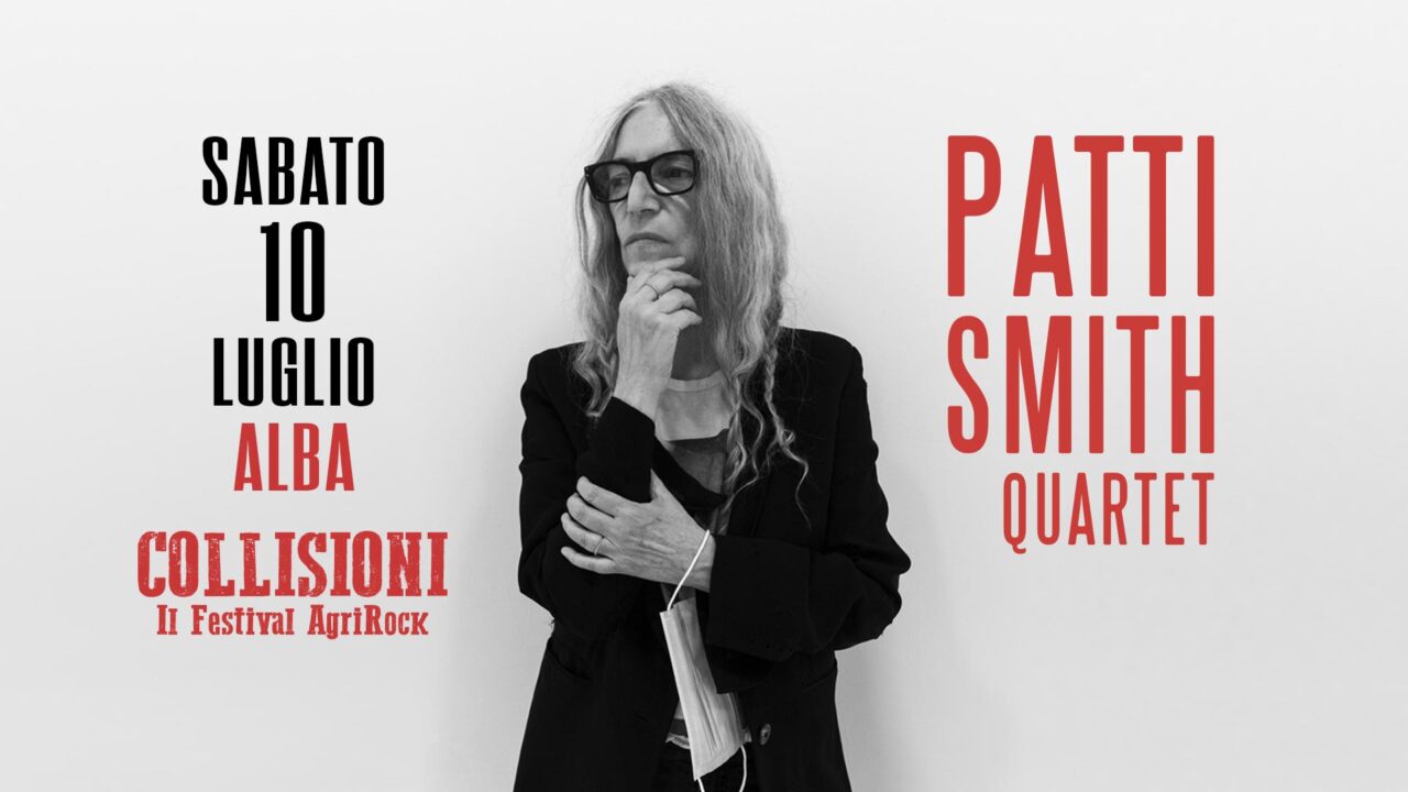 Patti Smith sarà in concerto al Collisioni Festival di Alba