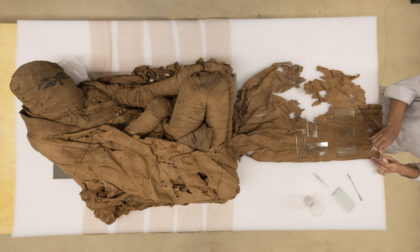Una mummia di 4500 anni fa in mostra a Palazzo Mathis di Bra