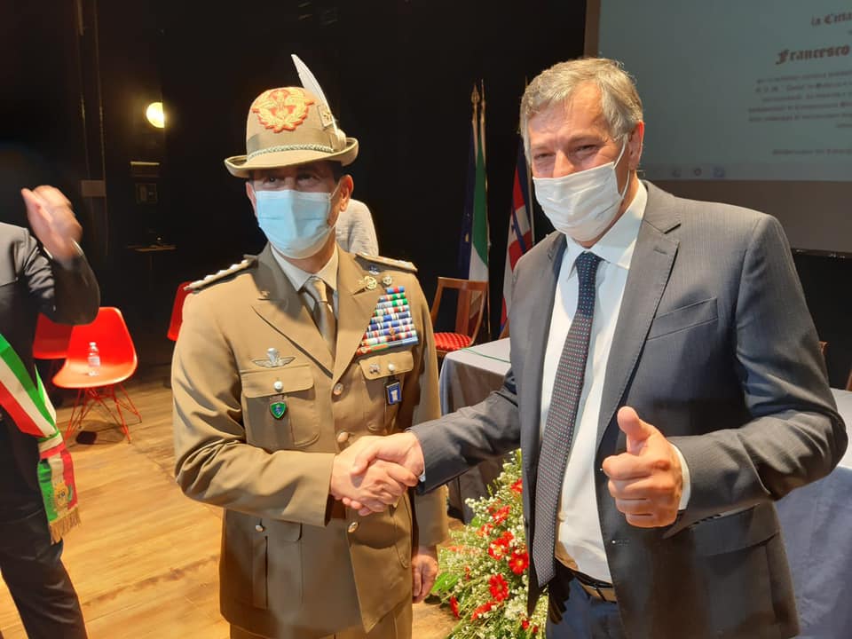 Il generale Figliuolo è stato nominato cittadino onorario di Saluzzo