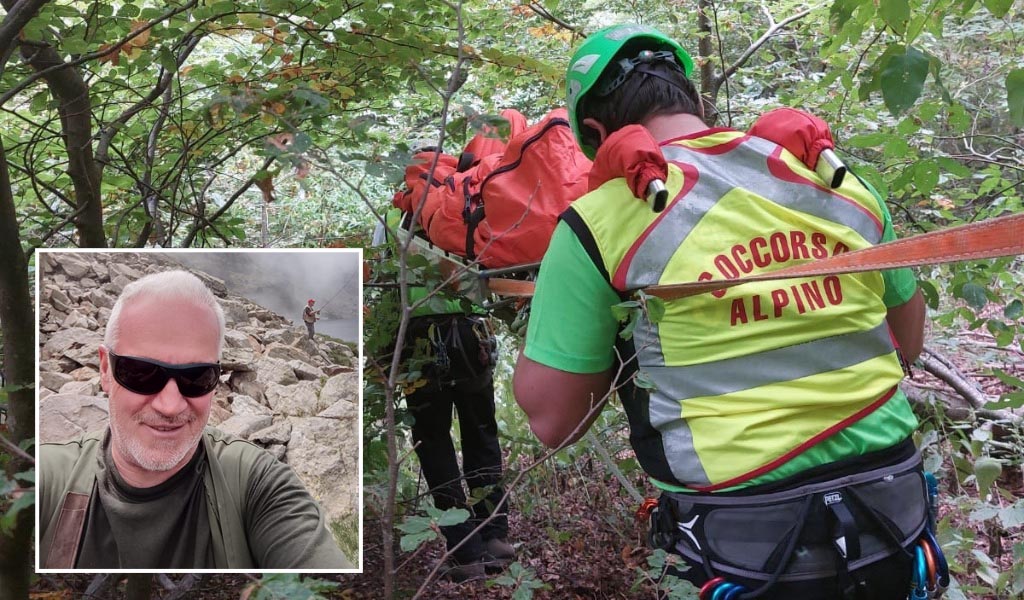 Tragedia in montagna: pescatore precipita per trecento metri e muore ai Laghi Blu