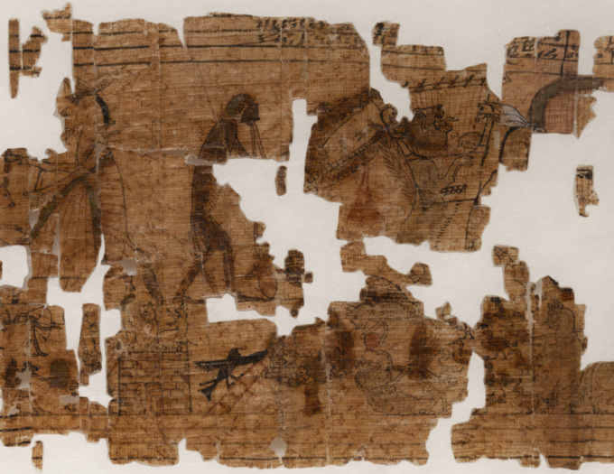 Un papiro erotico-satirico degli antichi Egizi esposto a Cuneo