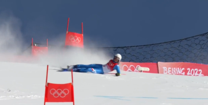 Olimpiadi invernali: Marta Bassino cade nella prima manche di gigante femminile