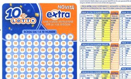 Lotto: nel Cuneese vinti oltre 12mila euro