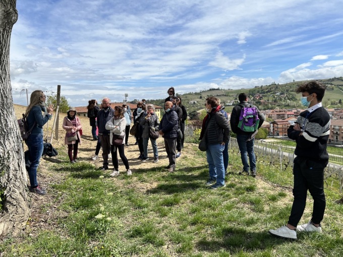 “Picnic in vigna”, turisti e albesi alla scoperta di biodiversità  tra i filari della vigna urbana di Alba