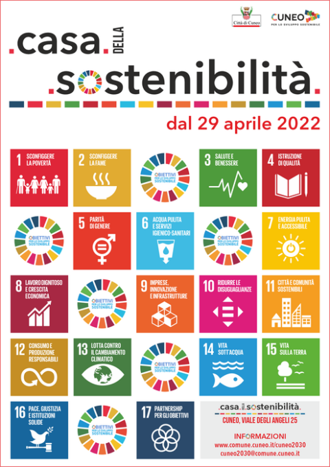 Domani 29 aprile, al via l’apertura ufficiale della casa della sostenibilità a Cuneo