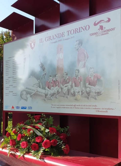 Domani l’intitolazione al Grande Torino dell’area sportiva di Piazza a Mondovì