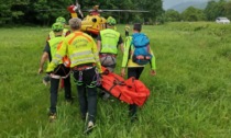 Cade in mountain bike a Chiusa Pesio, trasportata in ospedale in elicottero