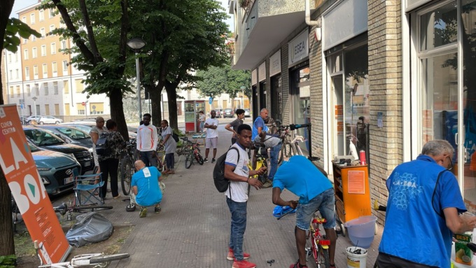 La Biciofficina del quartiere Cuneo Centro continua la sua attività