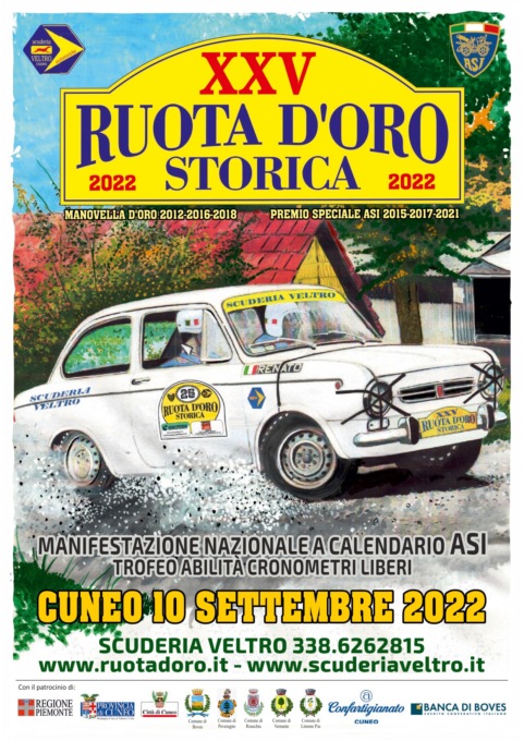 Limone Piemonte, accoglierà le auto d’epoca della 25esima edizione della “ruota d’oro storica”
