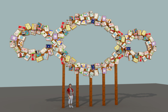Michelangelo Pistoletto realizza per Cuneo la grande scultura “Il Terzo Paradiso dei Talenti”