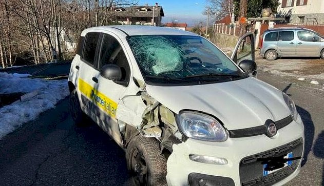 Scontro tra due auto a Boves: due feriti