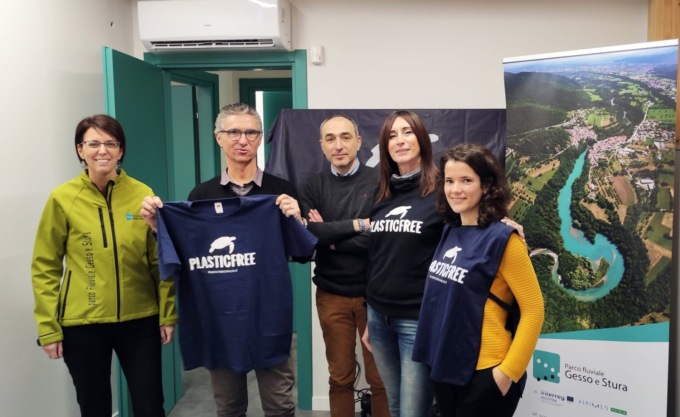 Comune di Cuneo, Parco fluviale e Plastic Free firmano un protocollo d’intesa