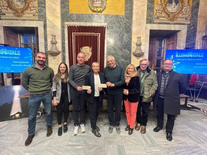 Consegnati i fondi raccolti durante IluminiNatale 2022