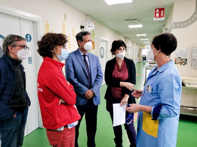 Il sindaco di Savigliano ha fatto visita alla Pediatria dell’ospedale cittadino