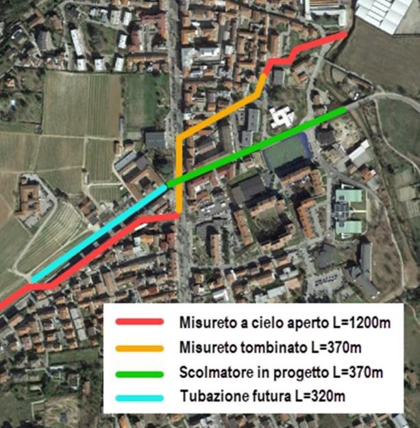 Alba: presentazione lavori di sistemazione del Rio Misureto