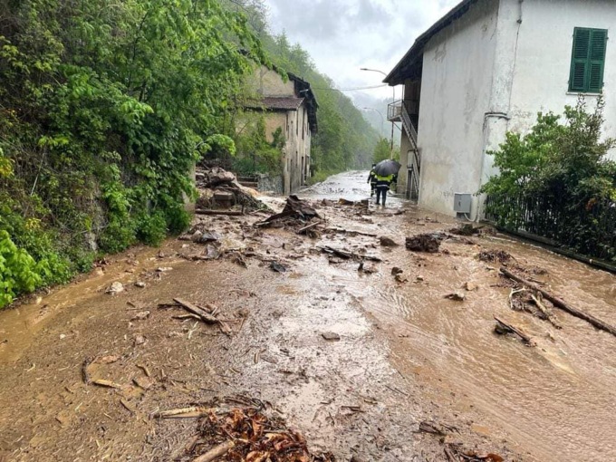 Maltempo, disagi e smottamenti in Valle Pesio