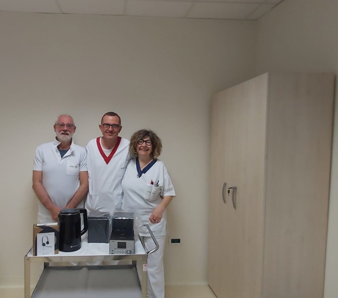 Donati alcuni beni dalla Famiglia Ravotti all’Oncologia di Mondovì