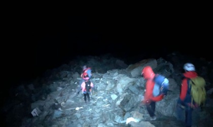 Tre alpinisti recuperati dal soccorso alpino sul Visolotto