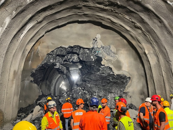 Tunnel del Tenda, abbattuto il diaframma della nuova galleria
