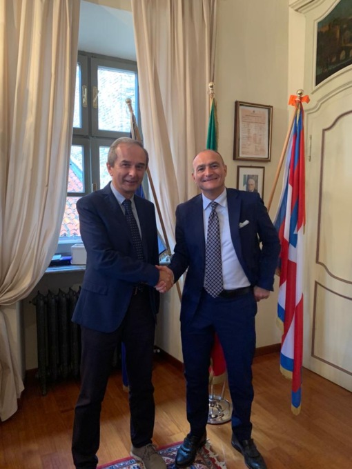 Bra, da il “benvenuto” al nuovo questore di Cuneo Carmine Rocco Grassi