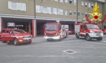 Squadre dei pompieri di Cuneo nel Vercellese per dare supporto alle popolazioni colpite dal maltempo