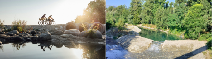 Ripristinati il guado sul Torrente Gesso verso la Mellana e il laghetto alle Basse di Stura