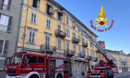 Incendio in corso Statuto a Mondovì