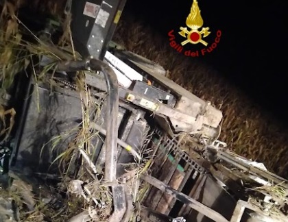 Polonghera, chiusa per 2 ore la SP170 per un trattore ribaltato