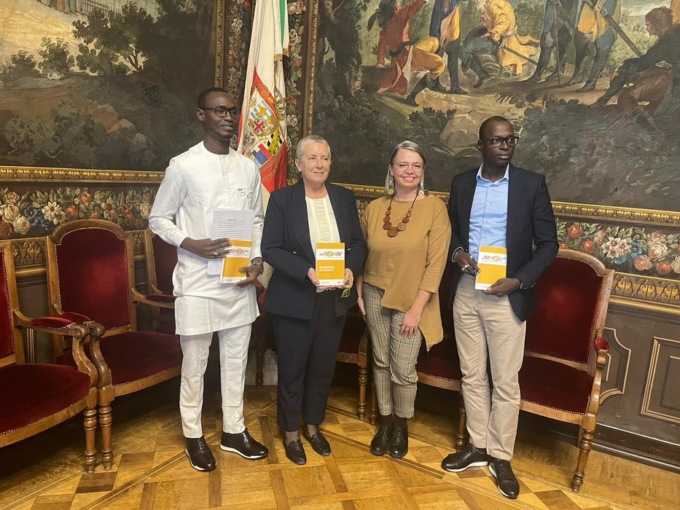 La città ha accolto una delegazione dal Senegal