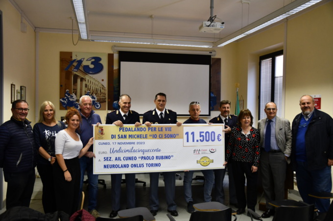 “Pedalando sulle vie di San Michele”: consegnato il ricavato delle donazioni