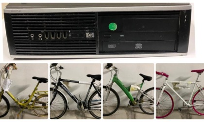 Sequestrati quattro bici e un computer, forse rubati: li riconoscete?